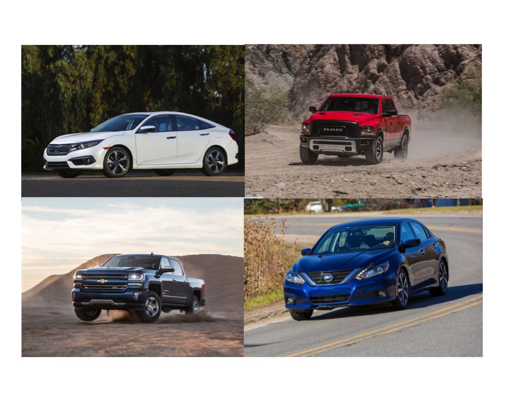 Los 10 autos más vendidos en febrero en Estados Unidos