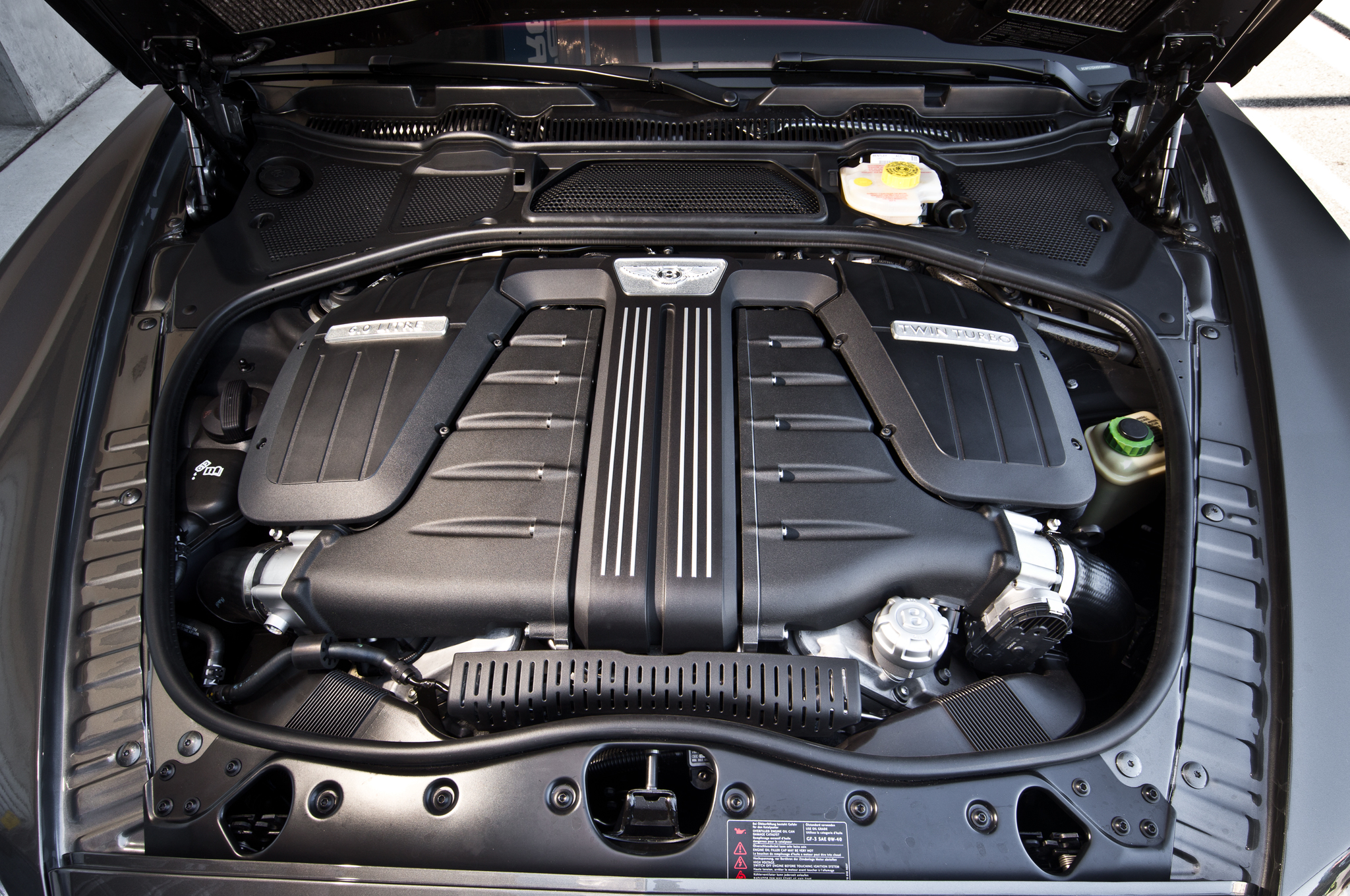2017 Bentley Continental Gt Sd W12 Engine View Motor