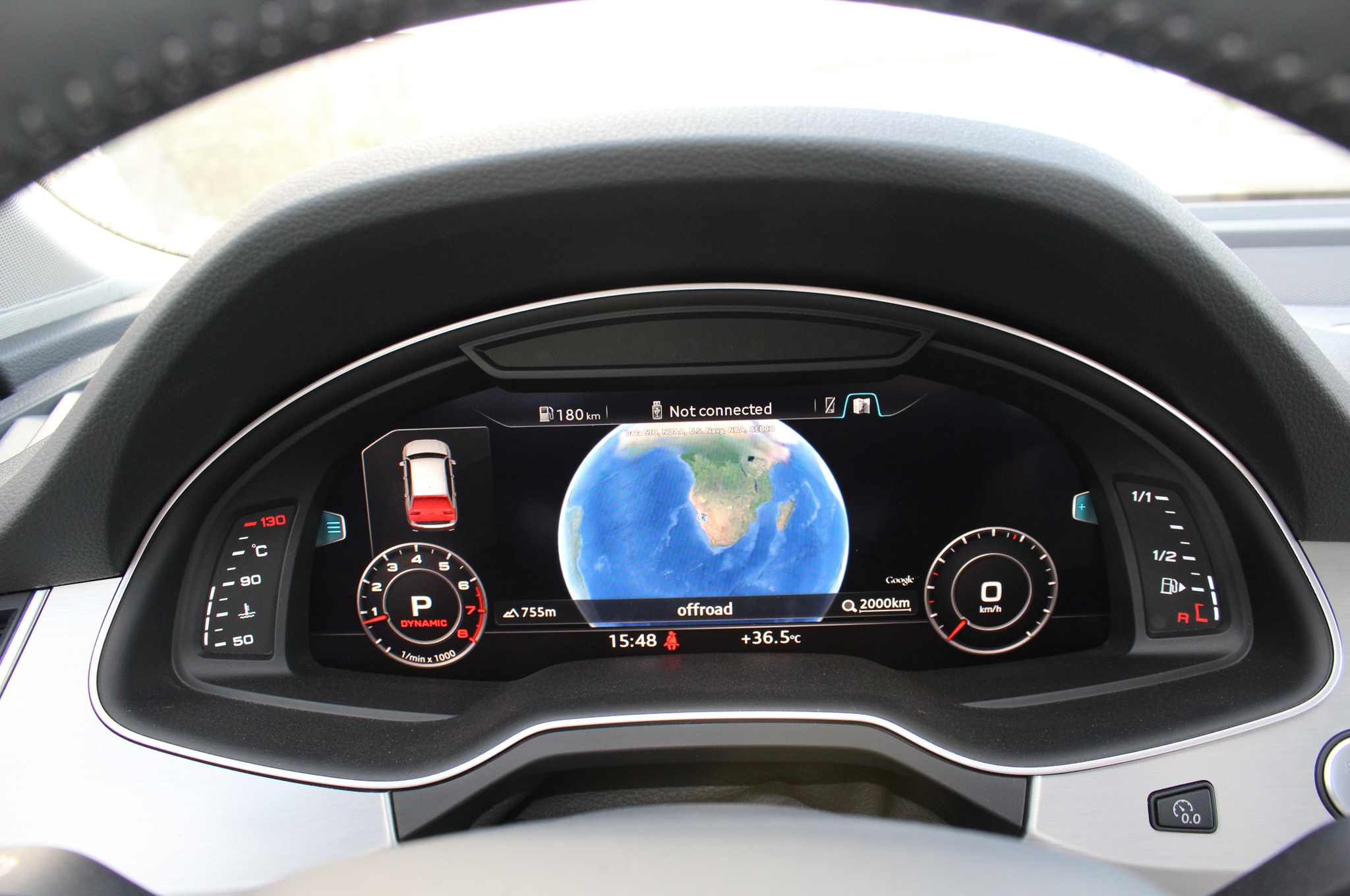 2016AudiQ7instrumentclusterscreen03 Motor Trend en Español