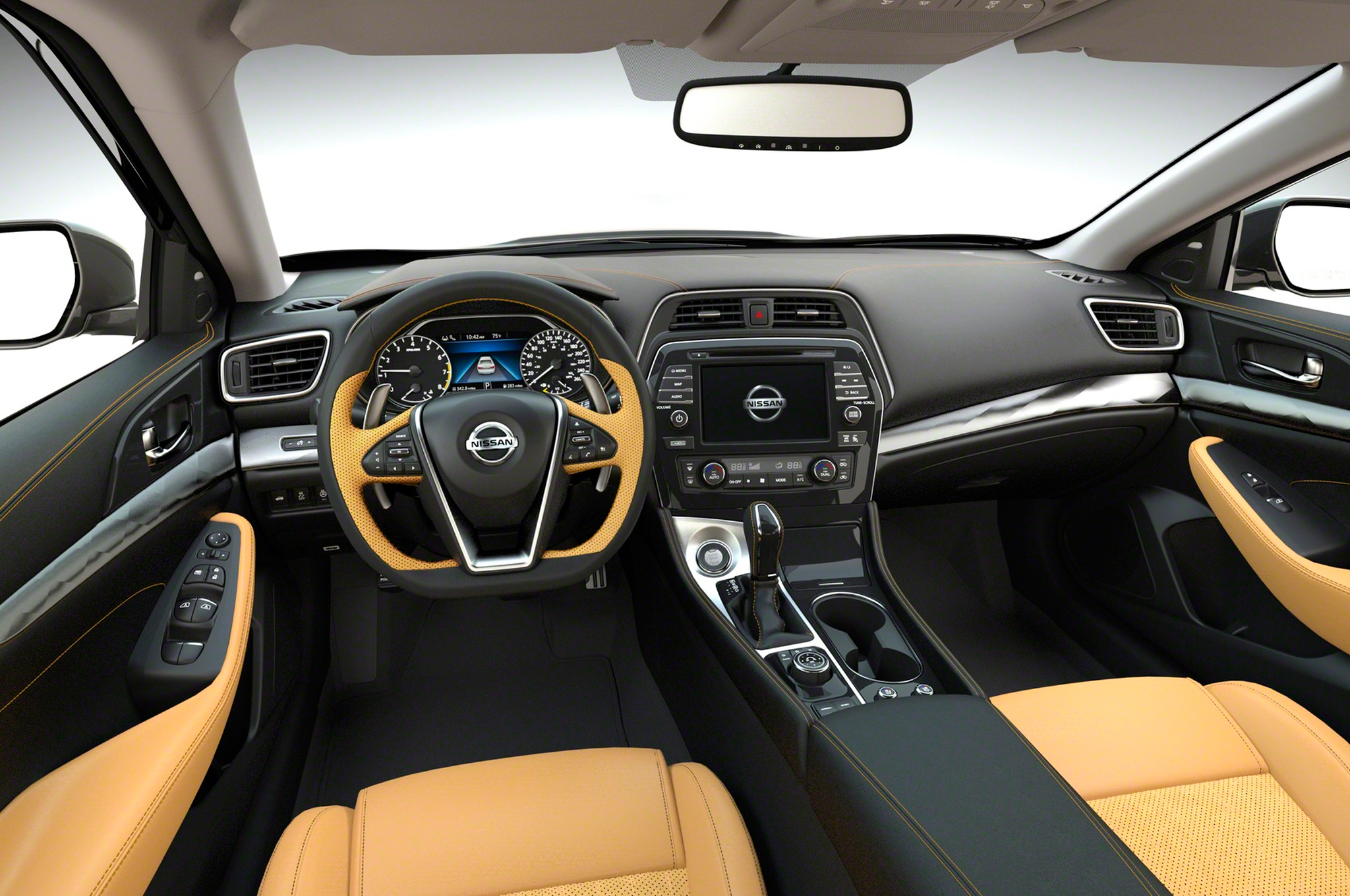 2016NissanMaximainterior022 Motor Trend en Español