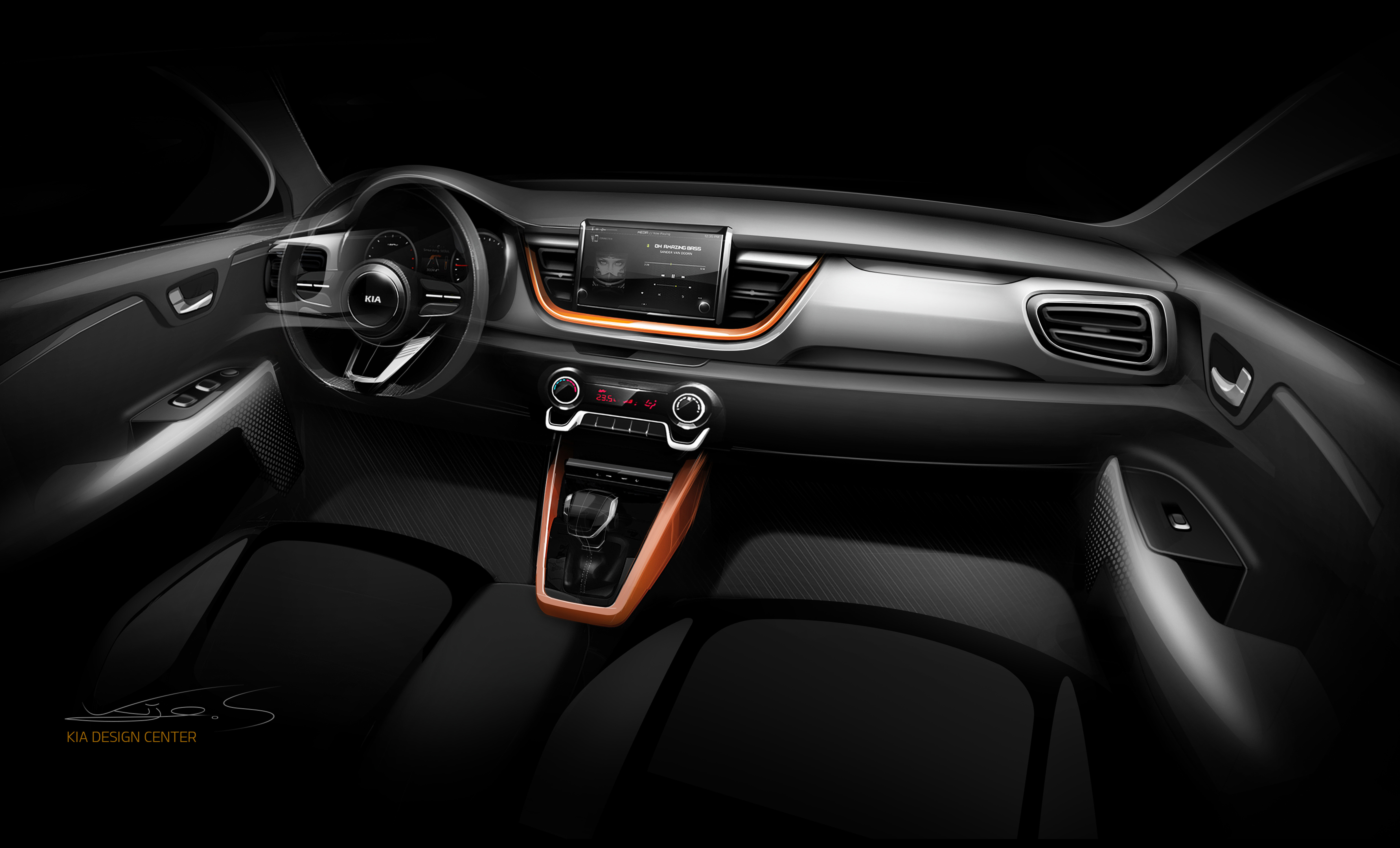 Kia stonic салон